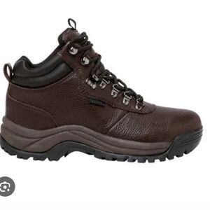 PROPET MENS CLIFF WALKER BRONCO BROWN LEATHER. WATER RESIS. SZ 11.NWT